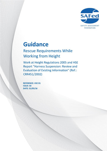 HSC 01 Issue 02 - Guidance – Rescue requirements while working from height