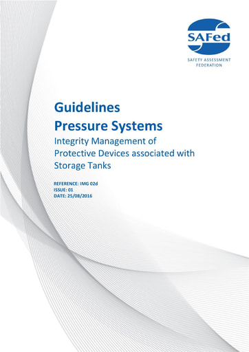 IMG02d Issue 01 - The Integrity management of Protective Devices associated with Storage Tanks – Guidelines for Users and Competent Person