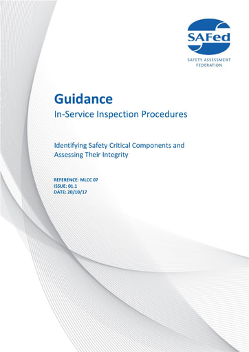 MLCC 07 Issue 01.1 - Identifying Safety Critical Components and Assessing Their Integrity