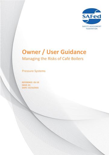 OU 10 Issue 01 - Managing the Risks of Cafe Boilers