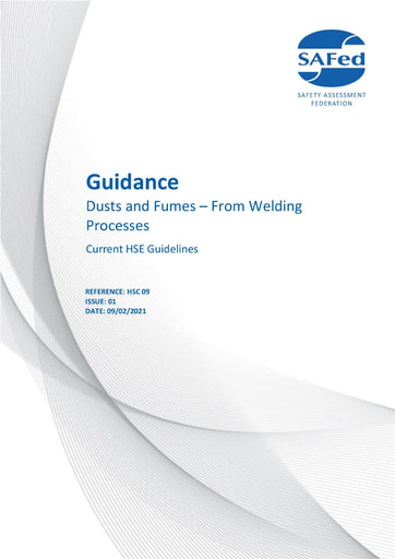 HSC 09 Issue 01 - Guidance – Dust and Fumes – Welding Fumes