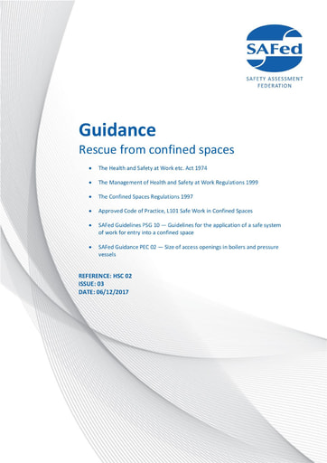 HSC 02 Issue 03 - Guidance – Rescue from confined spaces