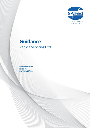 MLCC 13 Issue 02 - Guidance on road/rail vehicle lifts