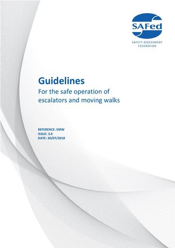 EMW Issue 3.0 - Guideline for the safe operations of escalators and moving walks