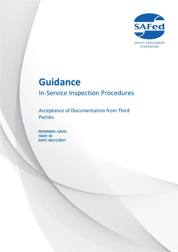 CAC 01 Issue 02 - In-service Inspection procedures – Acceptance of documentation from third parties