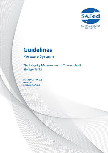 IMG02c Issue 01 - The Integrity management of Thermoplastic Storage tanks – Guidelines for Users and Competent Persons